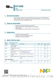 BT168E datasheet pdf NXP Semiconductors