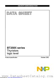 BT258X-500R datasheet pdf NXP Semiconductors