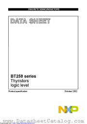 BT258-800R datasheet pdf NXP Semiconductors
