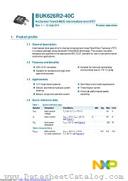 BUK626R2-40C datasheet pdf NXP Semiconductors