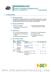 BUK664R4-55C datasheet pdf NXP Semiconductors