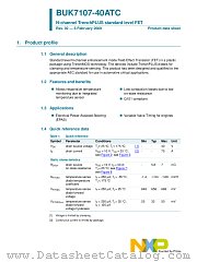 BUK7107-40ATC datasheet pdf NXP Semiconductors