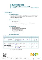 BUK762R6-60E datasheet pdf NXP Semiconductors