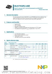 BUK7K6R2-40E datasheet pdf NXP Semiconductors