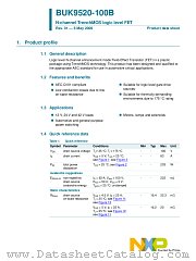 BUK9520-100B datasheet pdf NXP Semiconductors