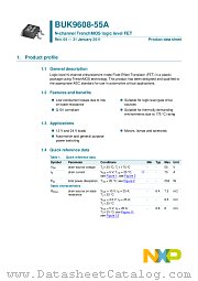 BUK9608-55A datasheet pdf NXP Semiconductors