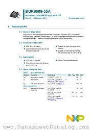 BUK9609-55A datasheet pdf NXP Semiconductors