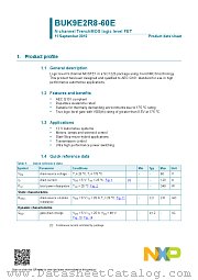 BUK9E2R8-60E datasheet pdf NXP Semiconductors