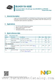 BUK9Y19-100E datasheet pdf NXP Semiconductors