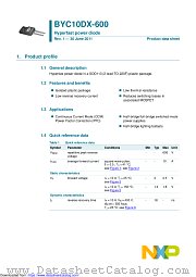 BYC10DX-600 datasheet pdf NXP Semiconductors