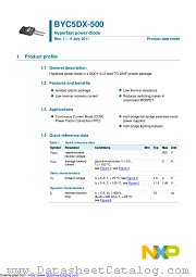 BYC5DX-500 datasheet pdf NXP Semiconductors