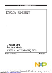 BYC8B-600 datasheet pdf NXP Semiconductors