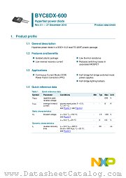 BYC8DX-600 datasheet pdf NXP Semiconductors