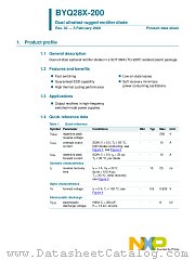 BYQ28X-200 datasheet pdf NXP Semiconductors