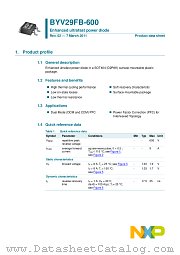 BYV29FB-600 datasheet pdf NXP Semiconductors