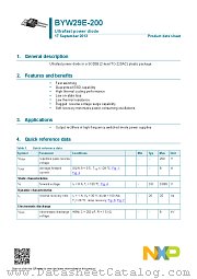 BYW29E-200 datasheet pdf NXP Semiconductors