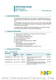 CBT3245ABQ-Q100 datasheet pdf NXP Semiconductors