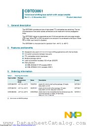CBTD3861BQ datasheet pdf NXP Semiconductors