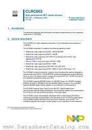CLRC66302HN datasheet pdf NXP Semiconductors