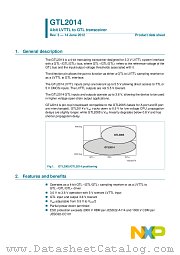 GTL2014PW datasheet pdf NXP Semiconductors