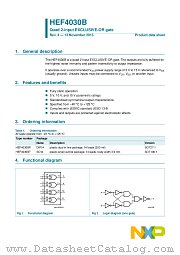 HEF4030BT datasheet pdf NXP Semiconductors