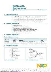HEF4082BT datasheet pdf NXP Semiconductors
