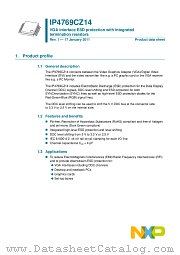 IP4769CZ14 datasheet pdf NXP Semiconductors