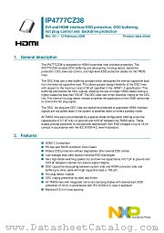 IP4777CZ38 datasheet pdf NXP Semiconductors
