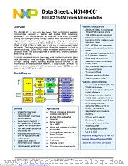 JN5148 datasheet pdf NXP Semiconductors