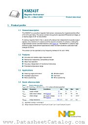 KMZ43T datasheet pdf NXP Semiconductors