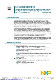 LPC4310FBD144 datasheet pdf NXP Semiconductors
