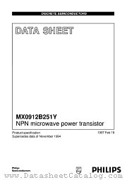 MX0912B251Y datasheet pdf NXP Semiconductors