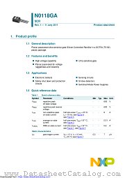 N0118GA datasheet pdf NXP Semiconductors
