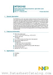 NTSX2102GM datasheet pdf NXP Semiconductors
