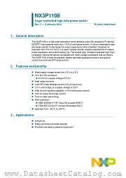NX3P1108UK datasheet pdf NXP Semiconductors