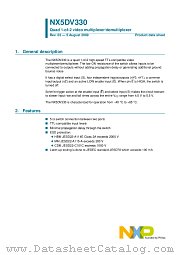 NX5DV330BQ datasheet pdf NXP Semiconductors