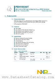 PBHV9040T datasheet pdf NXP Semiconductors
