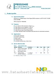 PBSS2540E datasheet pdf NXP Semiconductors