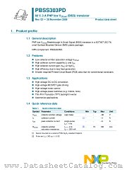 PBSS303PD datasheet pdf NXP Semiconductors