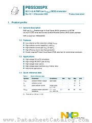 PBSS305PX datasheet pdf NXP Semiconductors