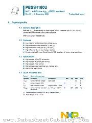 PBSS4160U datasheet pdf NXP Semiconductors