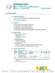 PBSS4160V datasheet pdf NXP Semiconductors