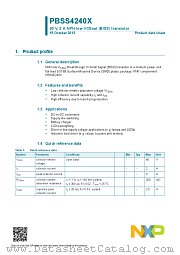 PBSS4240X datasheet pdf NXP Semiconductors