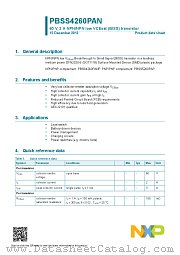 PBSS4260PAN datasheet pdf NXP Semiconductors