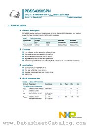 PBSS4350SPN datasheet pdf NXP Semiconductors