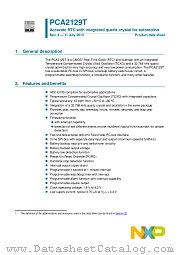 PCA2129T datasheet pdf NXP Semiconductors