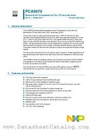 PCA9670BS datasheet pdf NXP Semiconductors