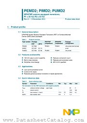 PIMD2 datasheet pdf NXP Semiconductors