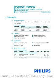 PEMD30 datasheet pdf NXP Semiconductors