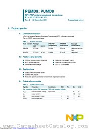 PUMD9 datasheet pdf NXP Semiconductors